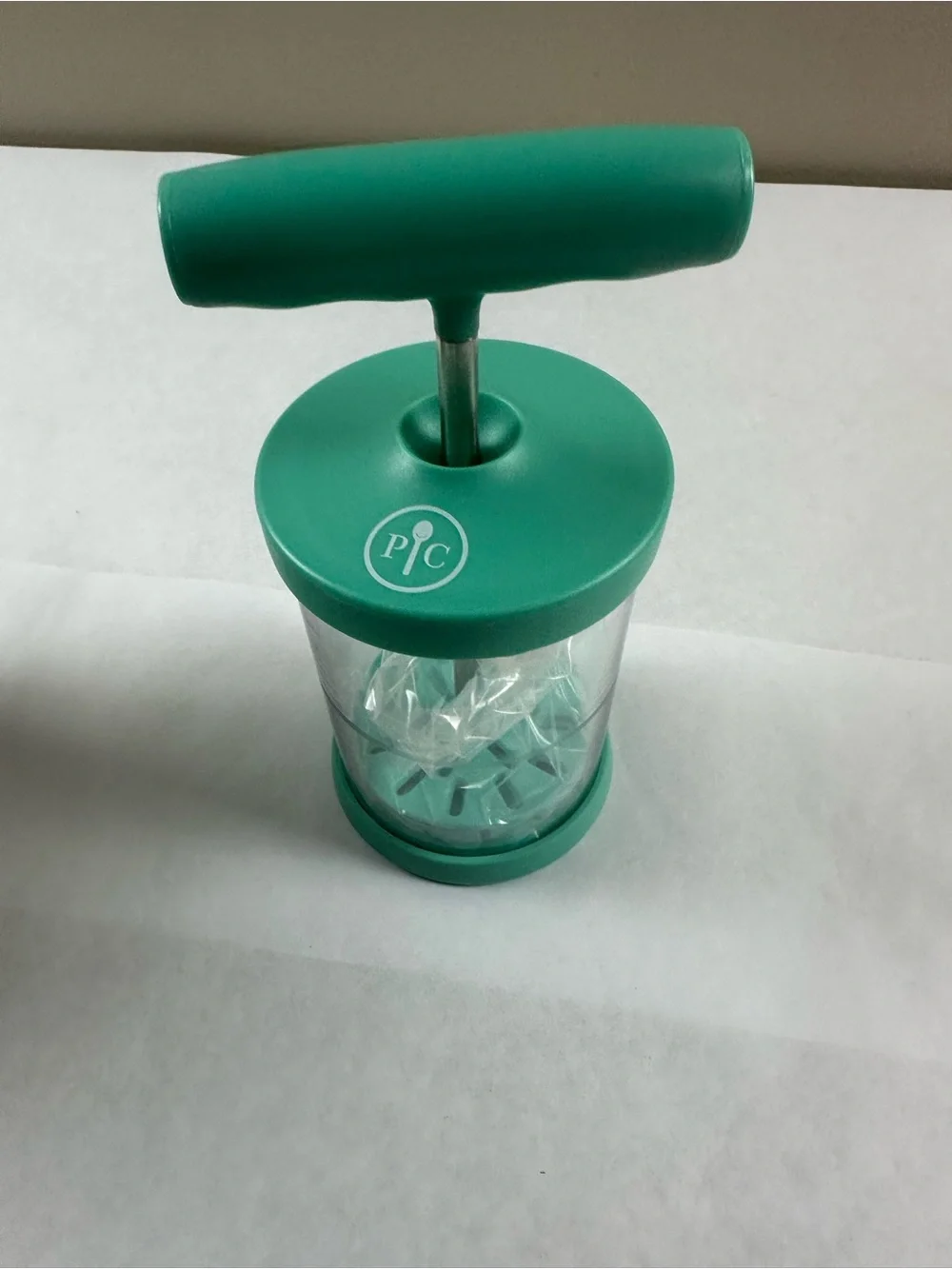 Pampered Chef Whipped Cream Maker in Teal